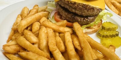 Canadian Classic Burger and Fries - Daksh Restaurant