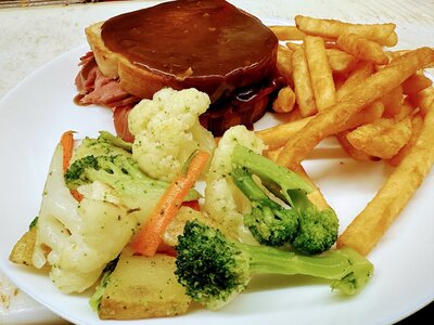 Hot Beef Sandwich